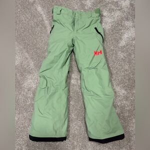 Helly Hansen Kids Light Green Snow Pants